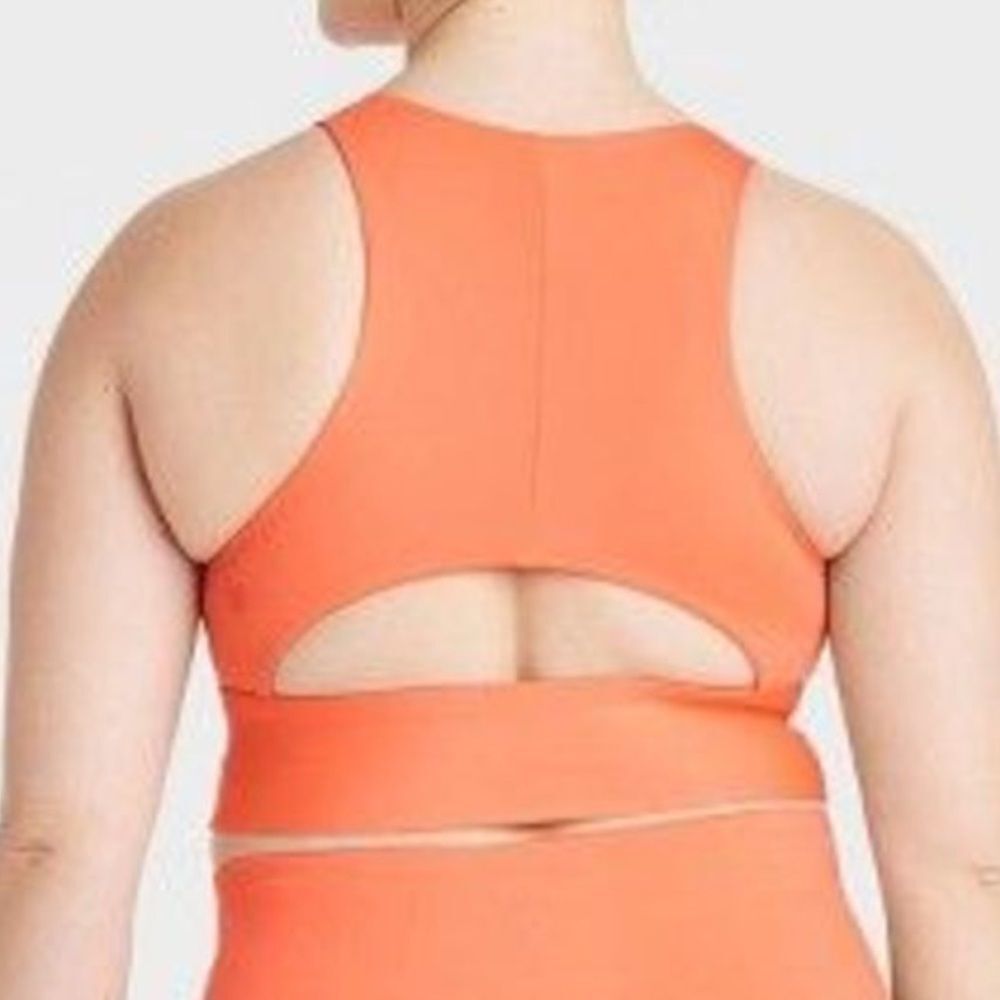 NWT Women's Light Support Brushed Sculpt High-Neck Sports Bra - All in Motion - Picture 2 of 11